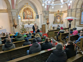 Krippenandacht mit Segnung der Kinder (Foto: Georg Smolarczyk)